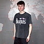 The Beatles t-shirt, Guitar & Drop T Stone Wash Charcoal Grey, men´s