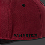Rammstein snapback Snapback, Bordeaux Red & Black, unisex one size