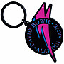 David Bowie kovová keychain 55 mm, Aladdin Sane Zinc
