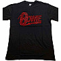 David Bowie t-shirt, Logo Embellished Black, men´s