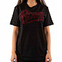 David Bowie t-shirt, Logo Embellished Black, men´s