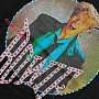 David Bowie t-shirt, Vintage '83 Embellished Black, men´s