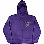 Black Sabbath mikina, Henry Pocket Logo Zipped BP Purple, men´s