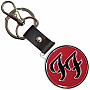 Foo Fighters kovová keychain 40 mm, FF Logo Zinc
