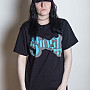 Ghost t-shirt, Blue/Grey Keyline Logo, men´s