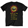 Guns N Roses t-shirt, Use Your Illusion World Tour BP Black, men´s