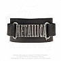 Metallica kožený bracelet, Logo