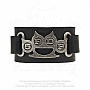 Five Finger Death Punch kožený bracelet, Knuckle Duster