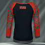 Rammstein t-shirt s longm rukávem, Rotes Licht BP Red & Black, ladies