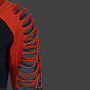 Rammstein t-shirt s longm rukávem, Rotes Licht BP Red & Black, ladies