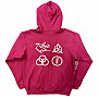 Led Zeppelin mikina, Symbols Zipped BP Maroon Red, men´s