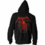 Metallica mikina, Skull Screaming Red BP Black, men´s