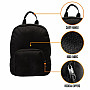 Rolling Stones mini rucksack PES 30x24x9,5 cm, Classic Tongue Black