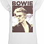 David Bowie t-shirt, David Smoking Girly White, ladies