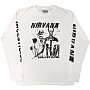 Nirvana t-shirt long rukáv, Incesticide BP White, men´s
