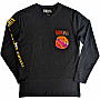 Nirvana t-shirt long rukáv, Gradient Happy Face BP Black, men´s