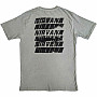 Nirvana t-shirt, Incesticide Stacked Logo BP Light Green, men´s