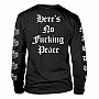 Marduk t-shirt long rukáv, Here´s No Peace BP Black, men´s