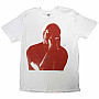 Post Malone t-shirt, Red Photo Live BP White, men´s