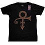 Prince t-shirt, Gold Symbol Embellished Black, men´s