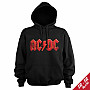 AC/DC mikina, Distressed Logo Hoodie Black, men´s