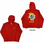 Primal Scream mikina, Screamadelica Hoodie BP Red, men´s