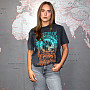 Queens of the Stone Age t-shirt, Montage Stone Wash Charcoal Grey, men´s