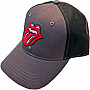 Rolling Stones snapback, Classic Tongue Charcoal Grey & Black