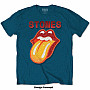 Rolling Stones t-shirt, Dia Tongue Diamante Teal Blue, men´s
