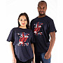 Rolling Stones t-shirt, British Flag Tongue Navy, men´s