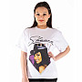 Shania Twain t-shirt, Purple Photo White, men´s