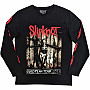 Slipknot t-shirt long rukáv, Skeleton Flag BP Black, men´s