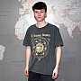 Smashing Pumpkins t-shirt, Celestial Sun Stone Wash Charcoal Grey, men´s