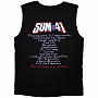 Sum 41 tank top, All Killer No Filler Tracklist BP Black, men´s