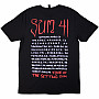 Sum 41 t-shirt, Tour '24 Skull BP Black, men´s