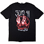 Sum 41 t-shirt, Tour '24 Skull BP Black, men´s