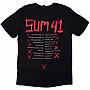 Sum 41 t-shirt, Tour '24 Fuck Sum 41 BP Black, men´s