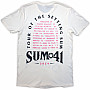 Sum 41 t-shirt, Tour '24 Pink Skull BP Natural, men´s