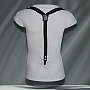 Rammstein t-shirt s kšandami, Suspender White, ladies