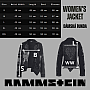 Rammstein jacket, Metal Patches Zip BP Black, ladies