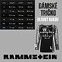 Rammstein t-shirt s longm rukávem, Rotes Licht BP Red & Black, ladies