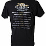 U2 t-shirt, Joshua Tree Dates 2017 BP Black, men´s