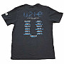 U2 t-shirt, Repeat Logo BP Black, men´s