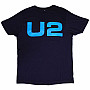 U2 t-shirt, Logo E+I 2018 Tour Dates BP Navy Blue, men´s
