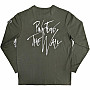 Pink Floyd t-shirt long rukáv, The Wall Hammers Logo BP Green, men´s