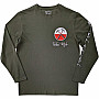 Pink Floyd t-shirt long rukáv, The Wall Hammers Logo BP Green, men´s