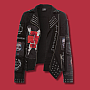 Rammstein jacket, Metal Patches Zip BP Black, ladies