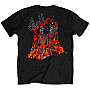 Yungblud t-shirt, Weird Flaming Skeletons BP Black, men´s